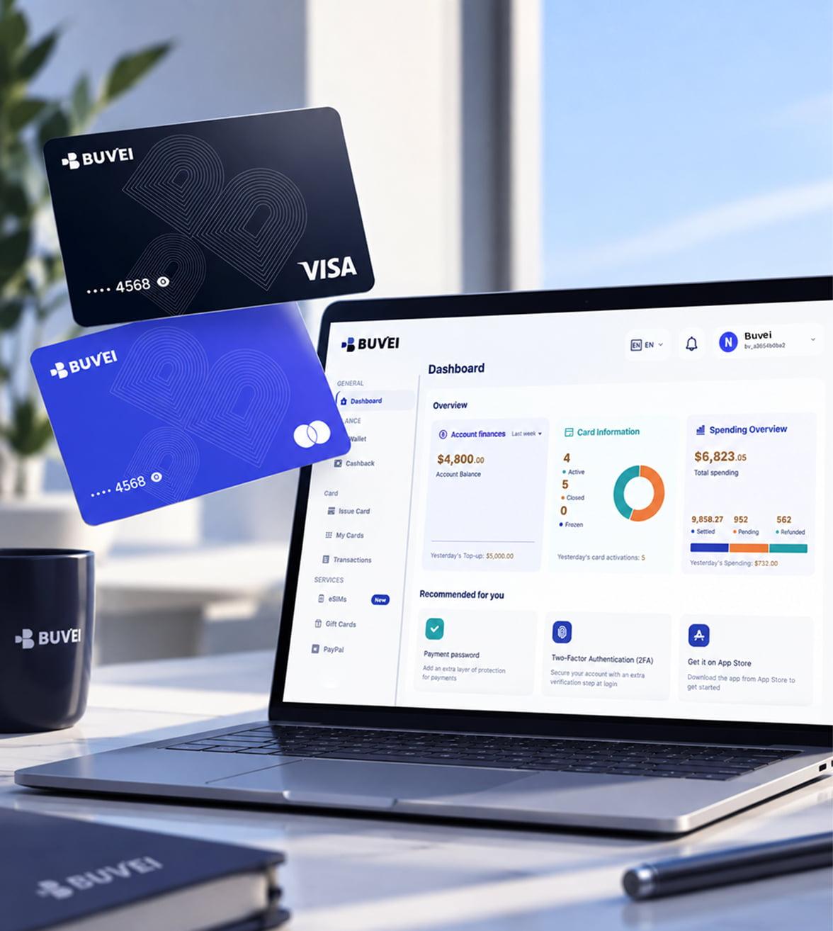 Create dedicated cards on demand
