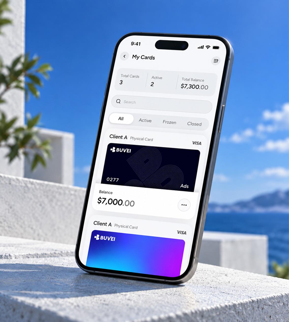 See card status and recent activity